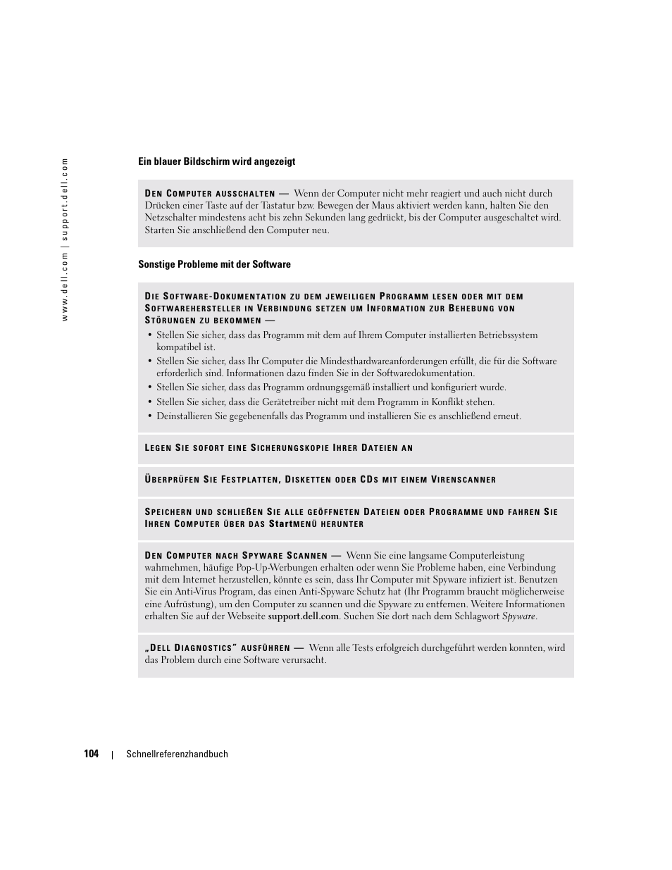 Dell Latitude D410 User Manual | Page 104 / 166