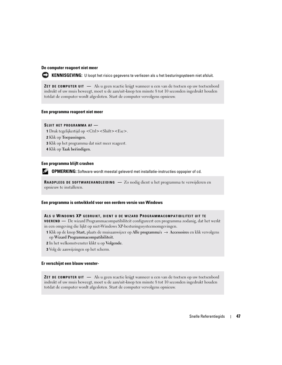Dell Latitude D410 User Manual | Page 47 / 166
