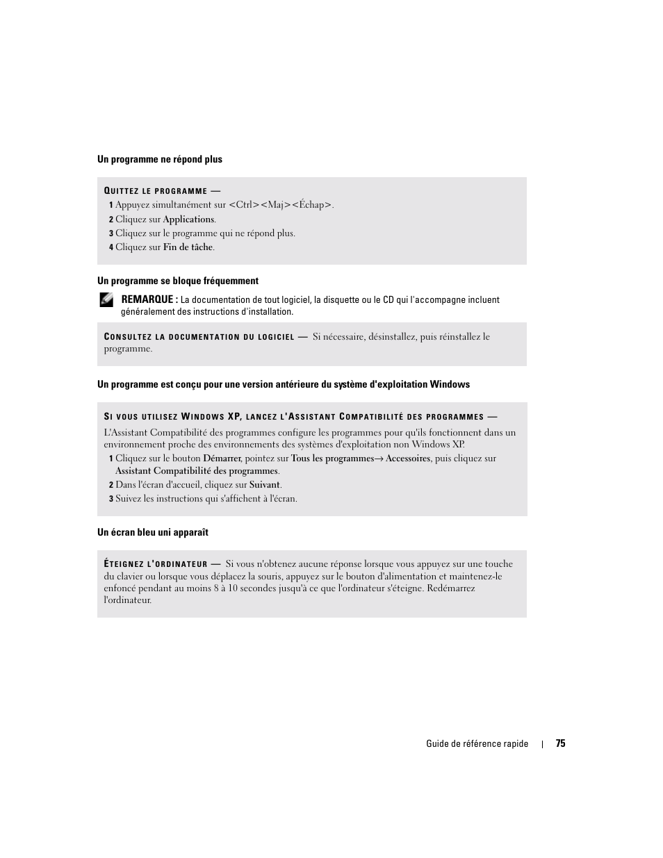 Dell Latitude D410 User Manual | Page 75 / 166