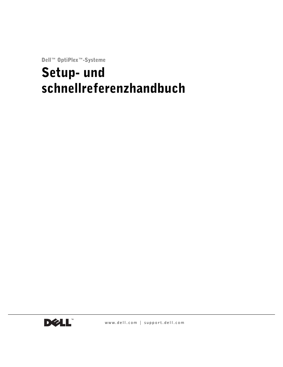 Setup- und schnellreferenzhandbuch | Dell OptiPlex GX60 User Manual | Page 32 / 96