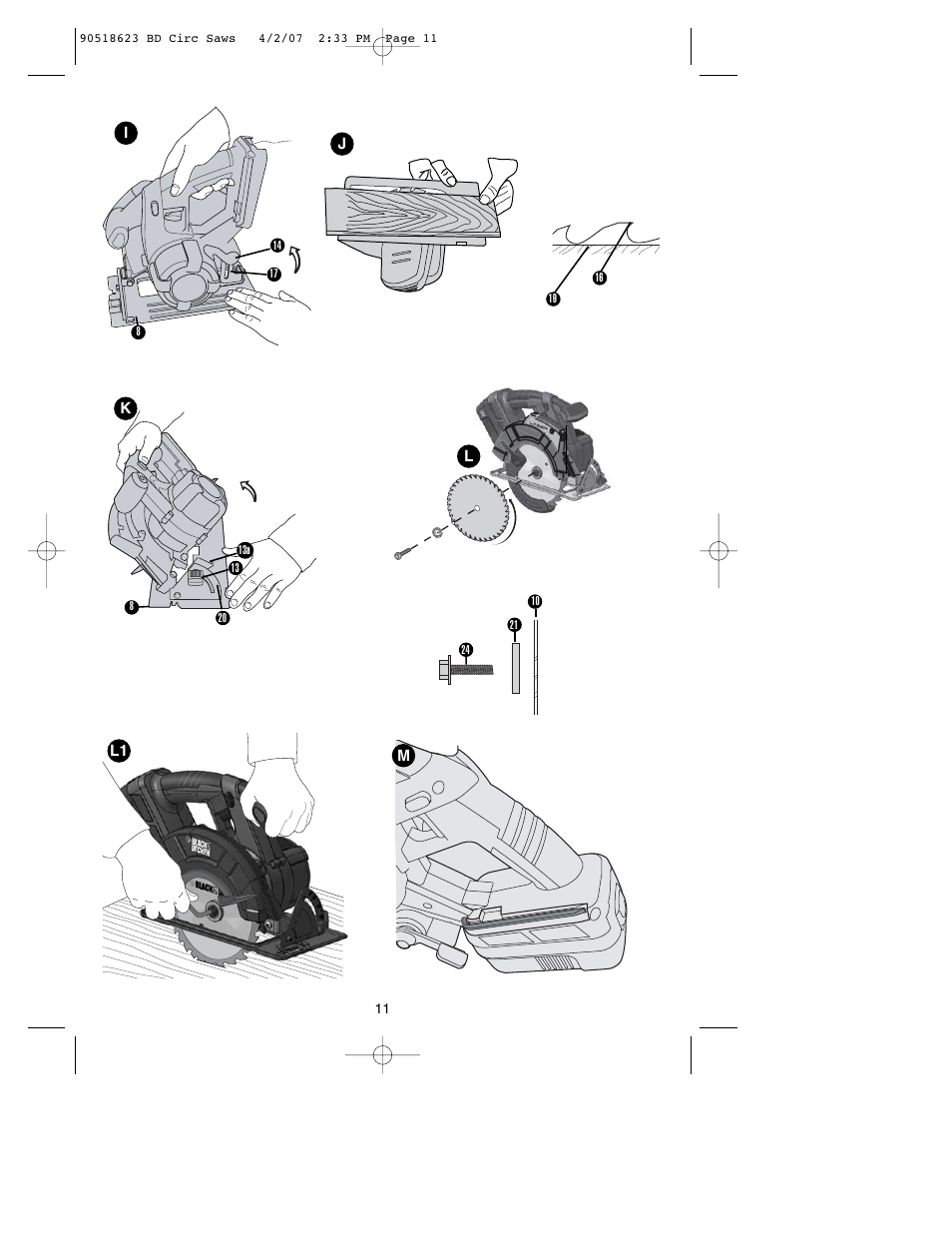Black & Decker BDCS1806 User Manual | Page 11 / 56