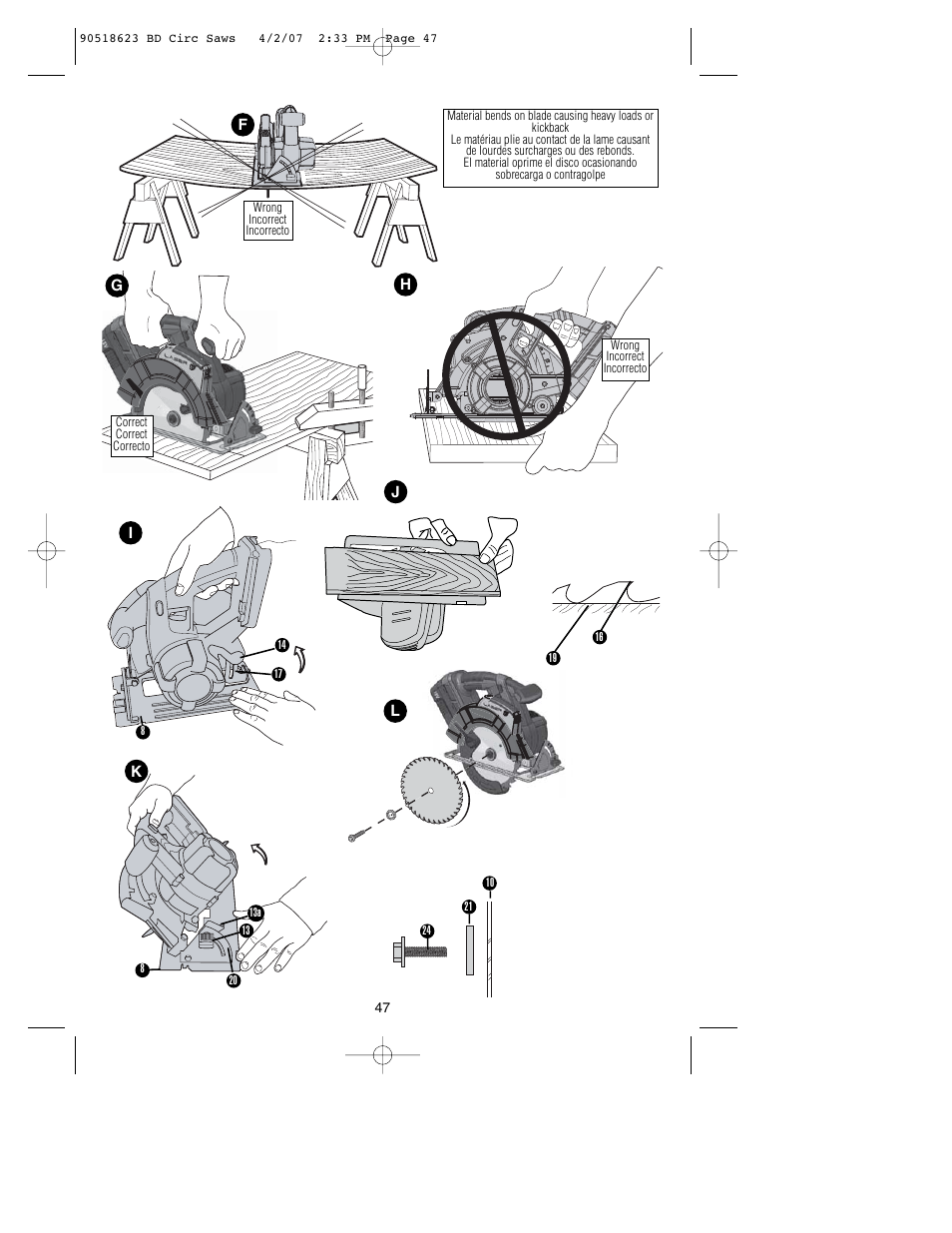 Black & Decker BDCS1806 User Manual | Page 47 / 56