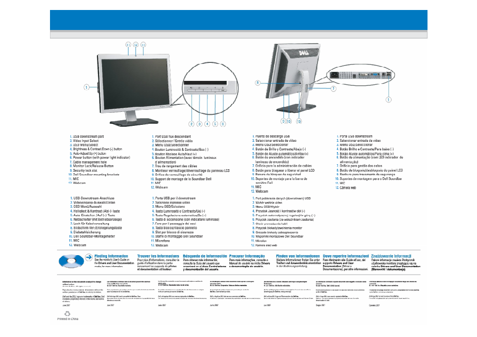 Dell SP2008WFP Monitor User Manual | Page 2 / 2