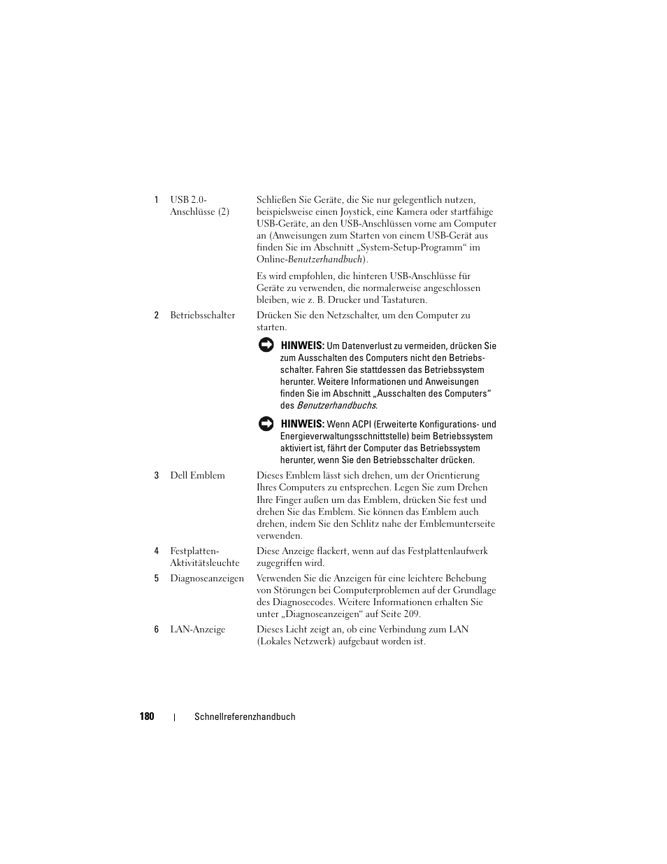 Dell OptiPlex 740 User Manual | Page 180 / 388