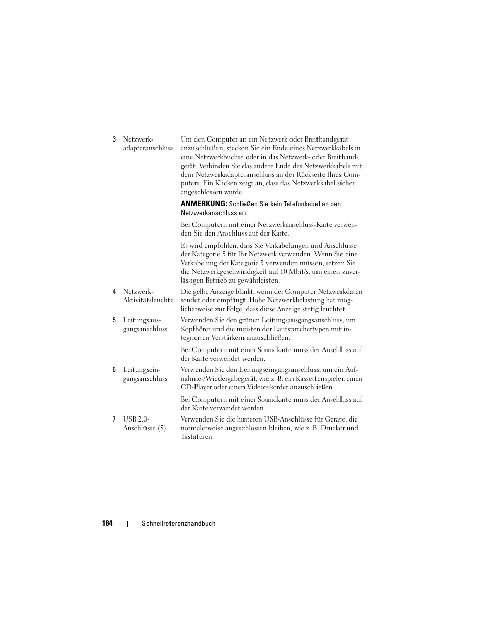 Dell OptiPlex 740 User Manual | Page 184 / 388