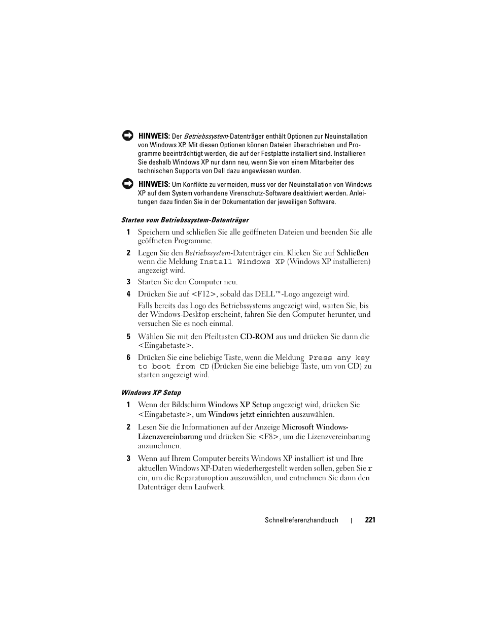 Dell OptiPlex 740 User Manual | Page 221 / 388