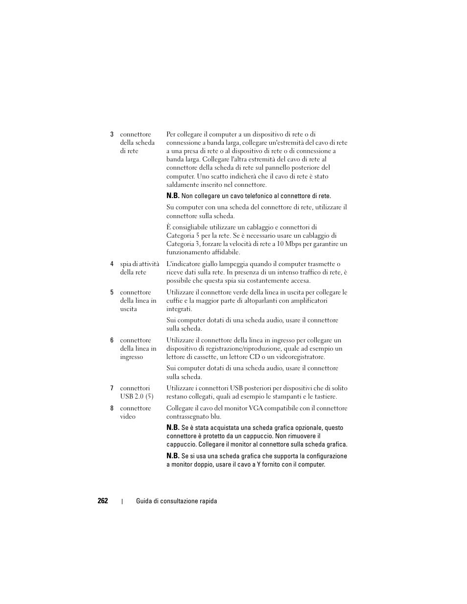 Dell OptiPlex 740 User Manual | Page 262 / 388