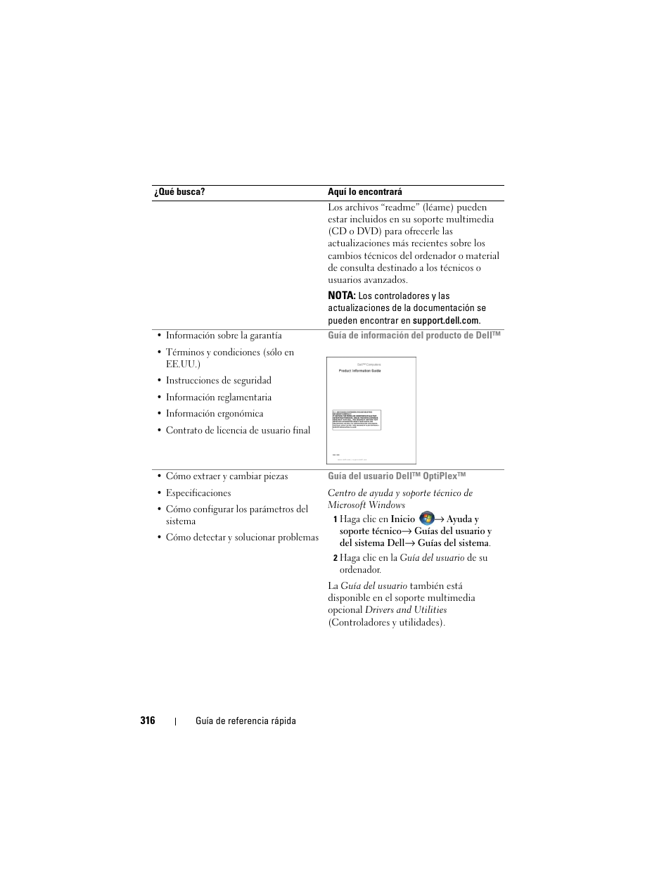 Dell OptiPlex 740 User Manual | Page 316 / 388