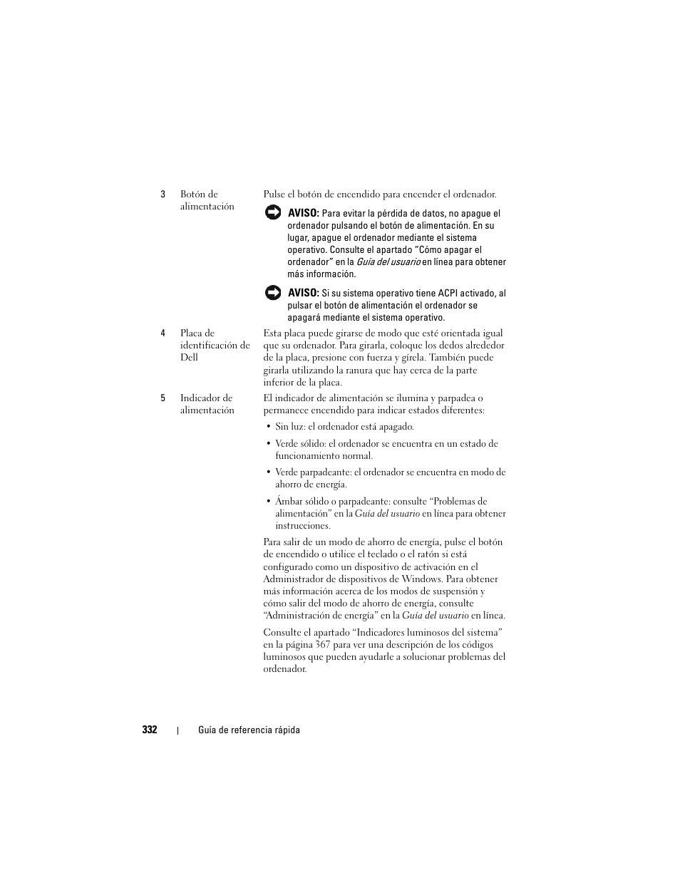 Dell OptiPlex 740 User Manual | Page 332 / 388