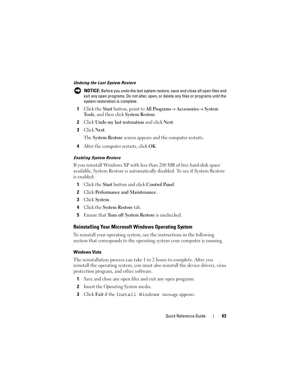 Dell OptiPlex 740 User Manual | Page 63 / 388