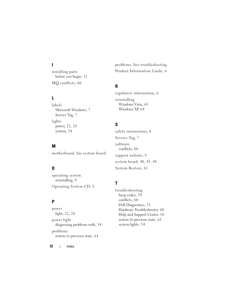 Dell OptiPlex 740 User Manual | Page 72 / 388