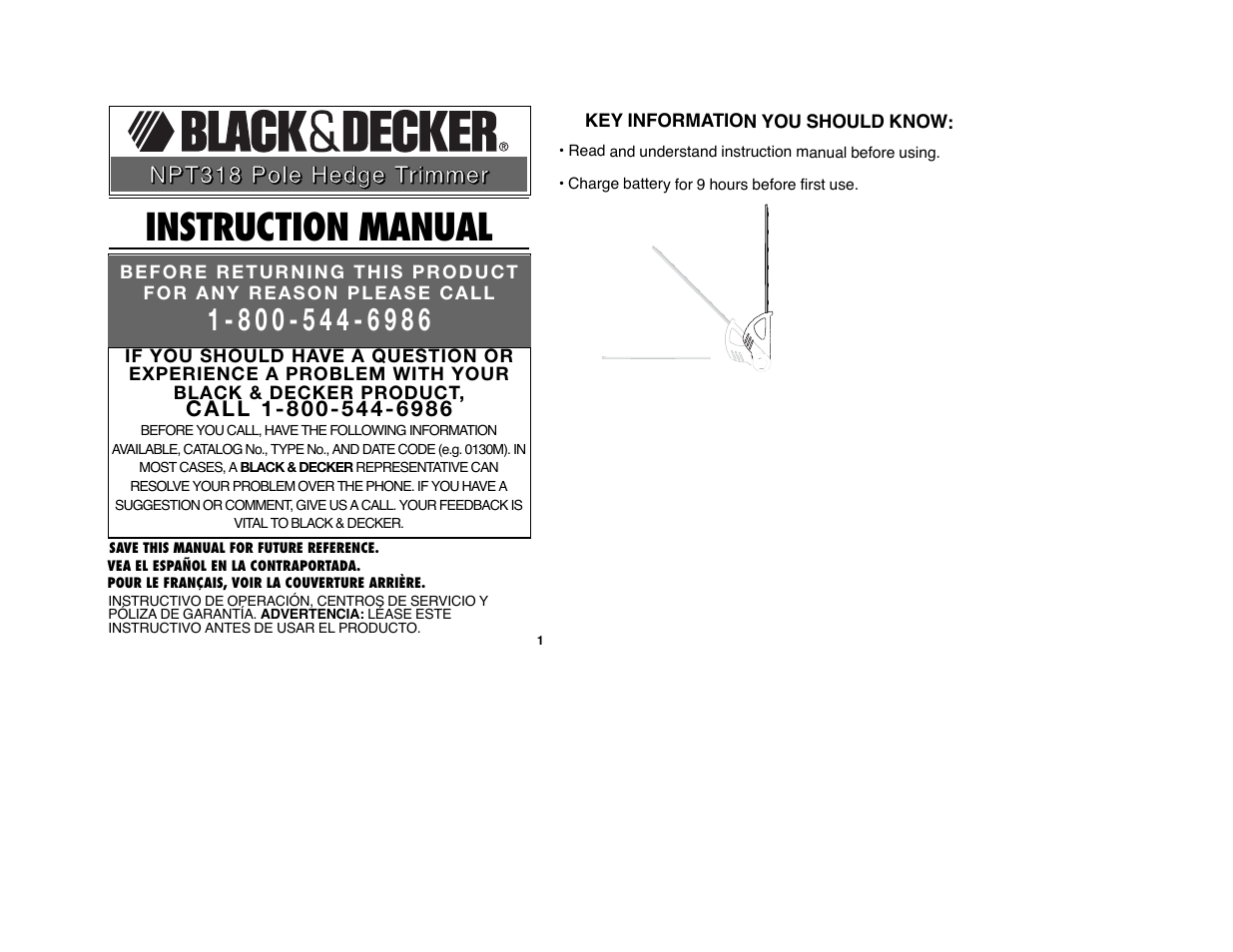 Black & Decker NPT318 User Manual | 31 pages