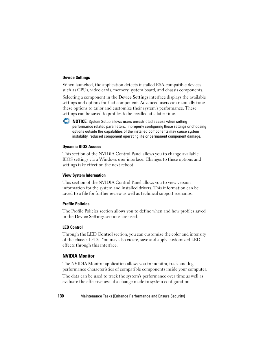 Nvidia monitor | Dell Studio 1558 (Early 2010) User Manual | Page 130 / 354