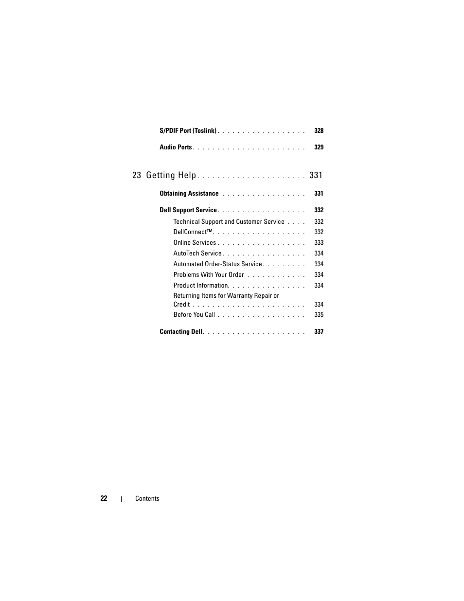 23 getting help | Dell Studio 1558 (Early 2010) User Manual | Page 22 / 354