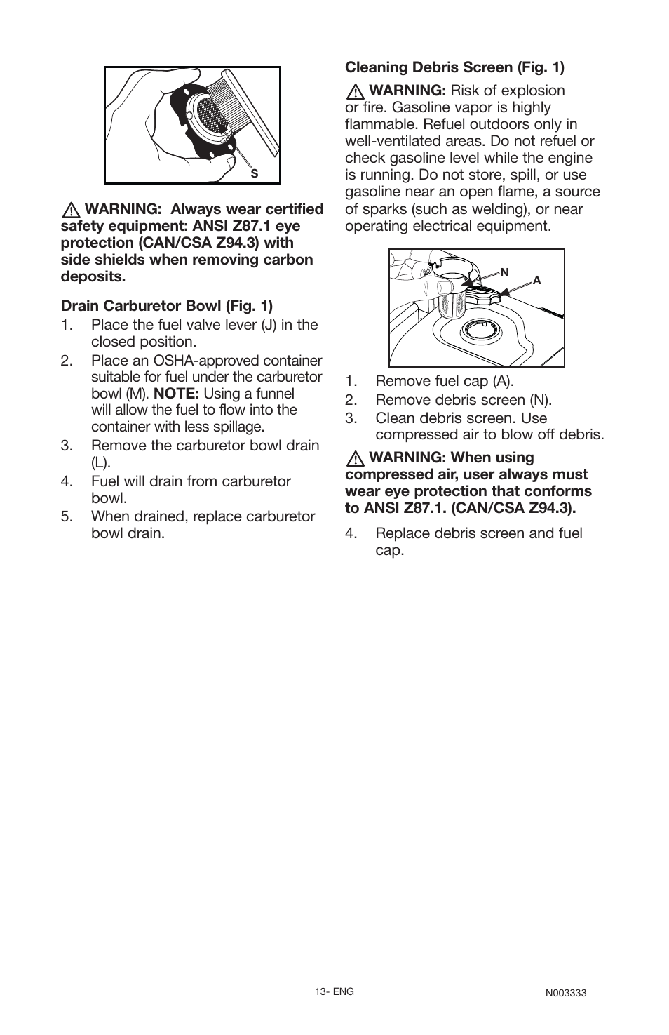 Black & Decker BD168F User Manual | Page 13 / 68