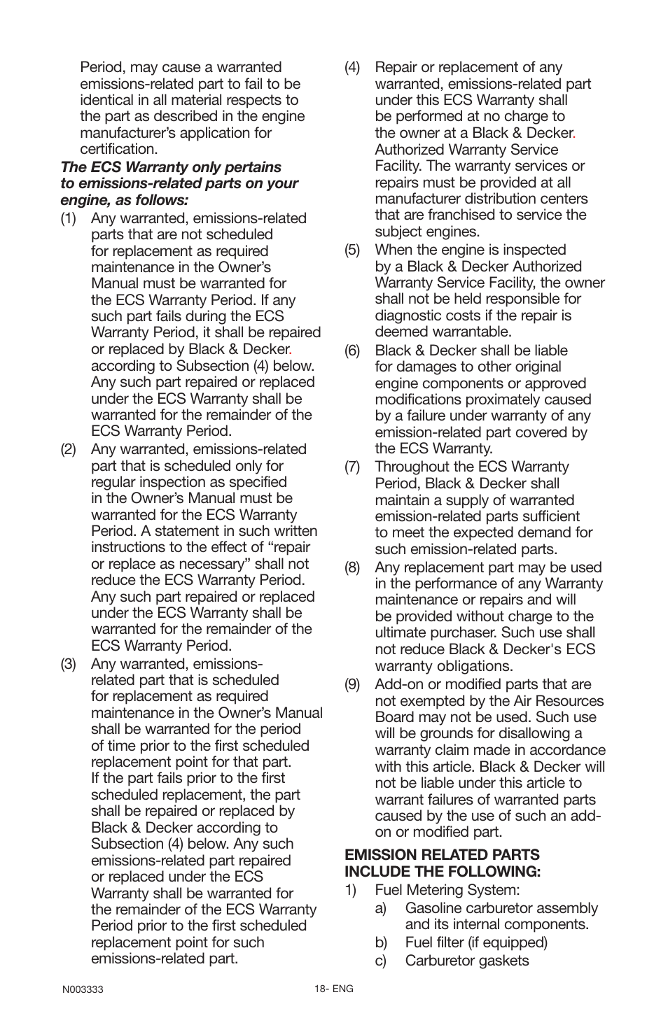 Black & Decker BD168F User Manual | Page 18 / 68