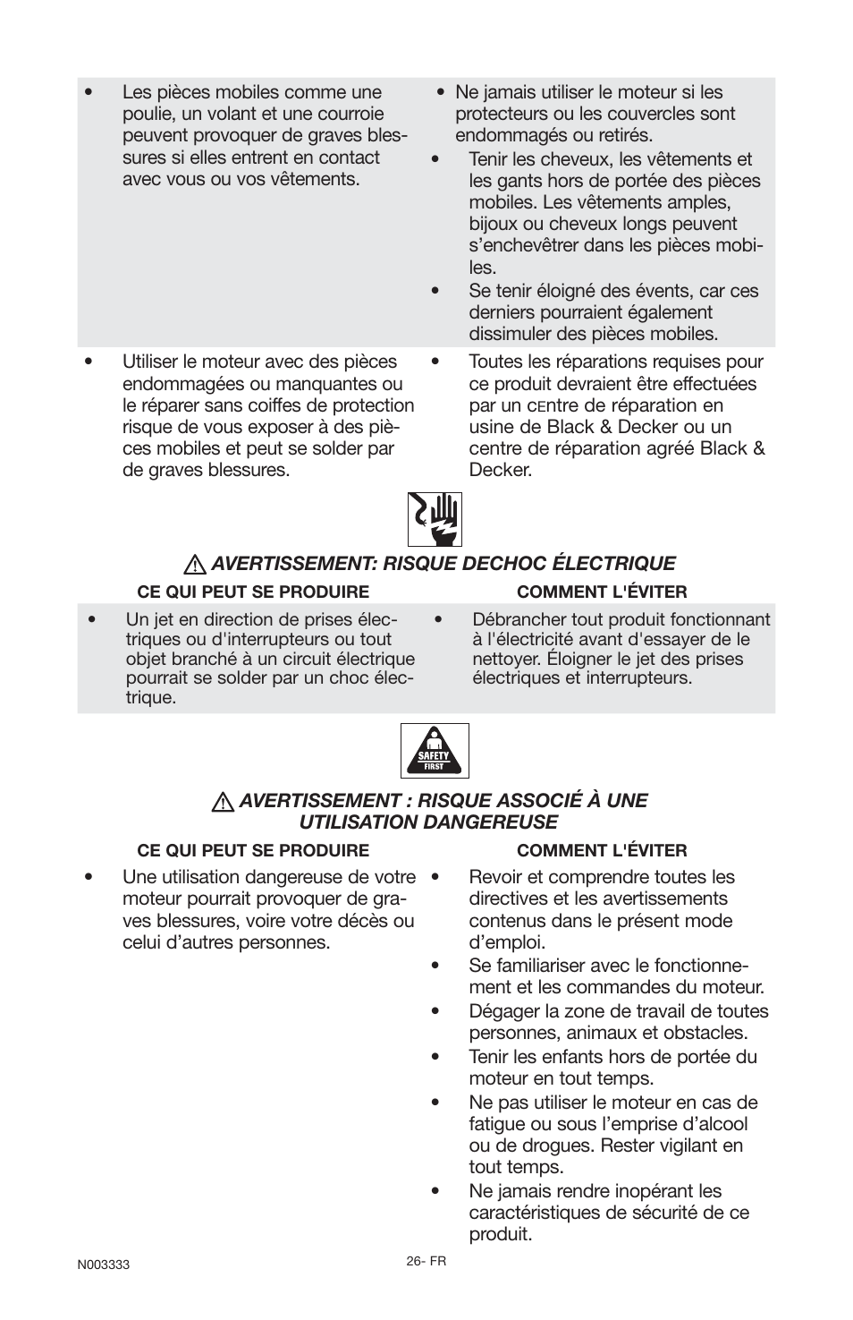 Black & Decker BD168F User Manual | Page 26 / 68