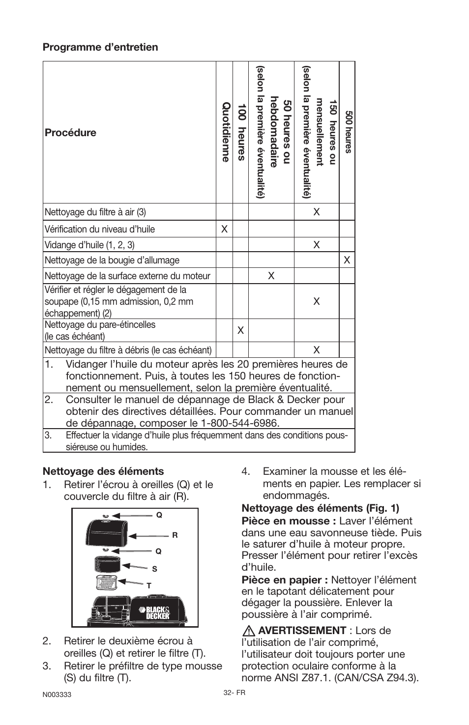 Black & Decker BD168F User Manual | Page 32 / 68