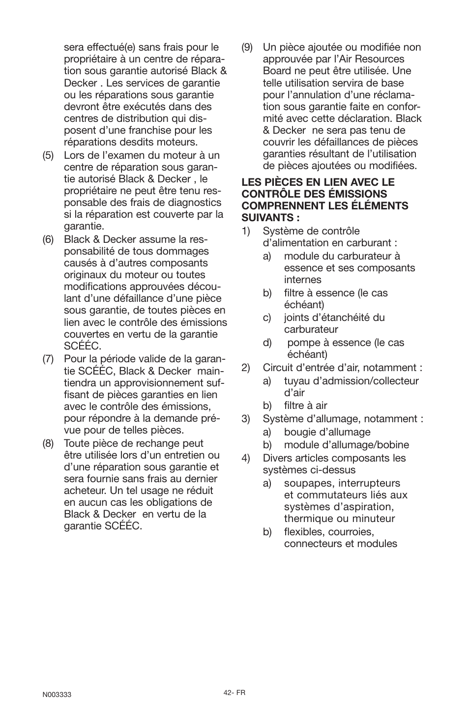 Black & Decker BD168F User Manual | Page 42 / 68