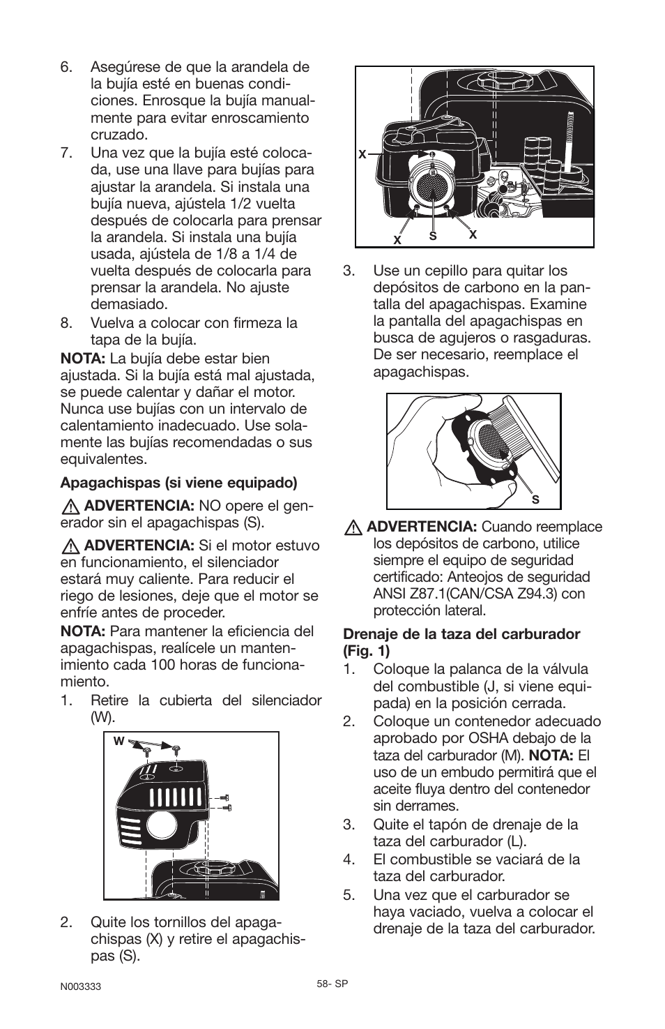 Black & Decker BD168F User Manual | Page 58 / 68