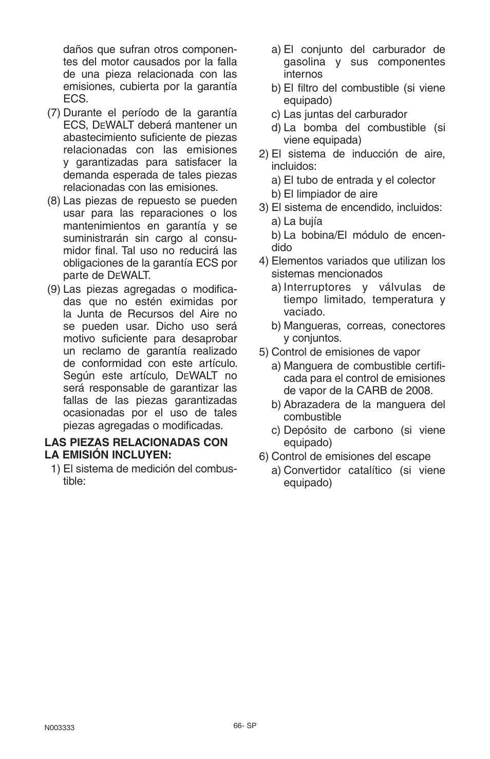 Black & Decker BD168F User Manual | Page 66 / 68