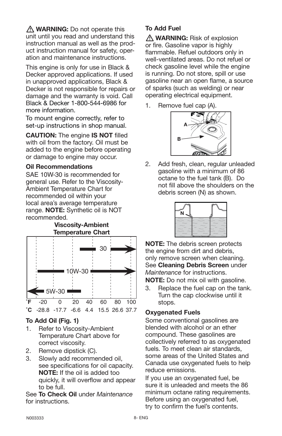 Black & Decker BD168F User Manual | Page 8 / 68