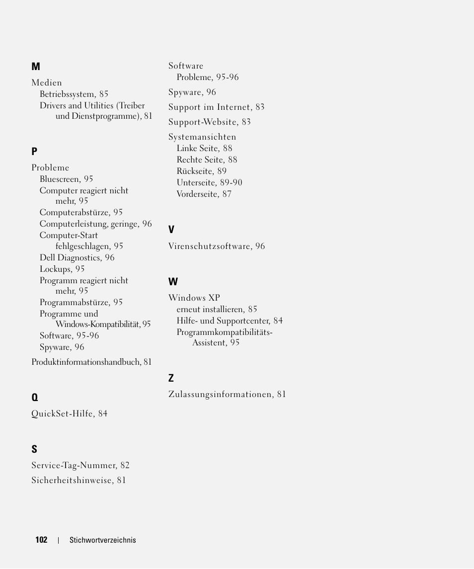 Dell Latitude D630 ATG (Mid 2007) User Manual | Page 102 / 176