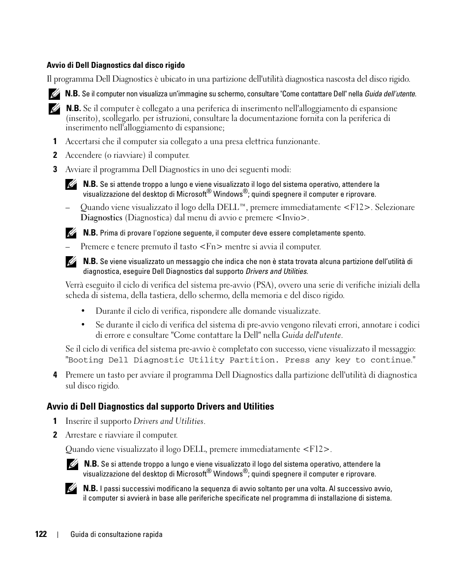 Dell Latitude D630 ATG (Mid 2007) User Manual | Page 122 / 176