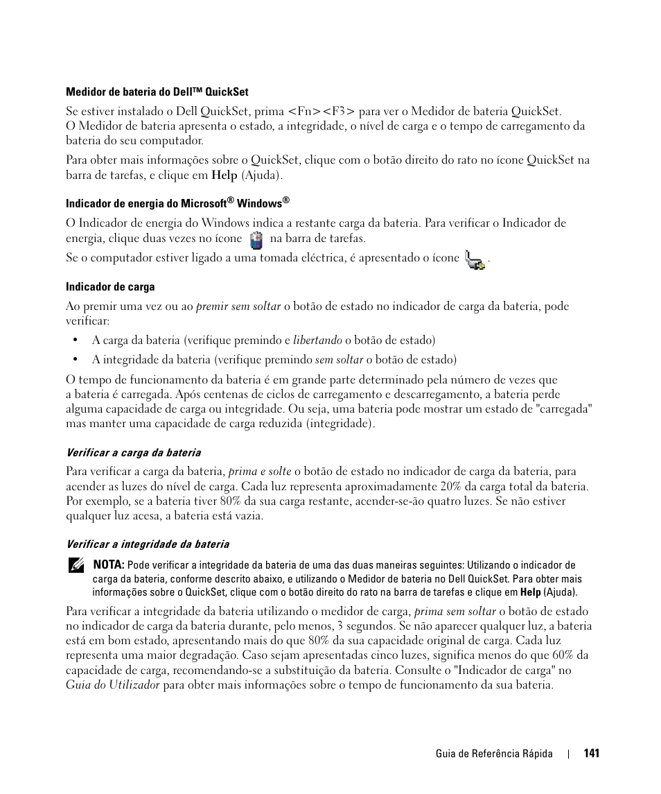 Dell Latitude D630 ATG (Mid 2007) User Manual | Page 141 / 176