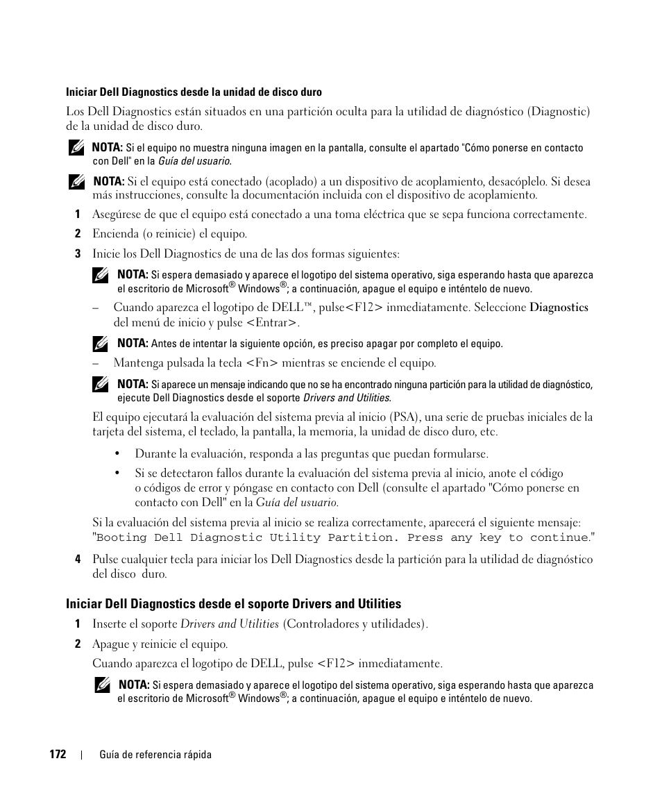 Dell Latitude D630 ATG (Mid 2007) User Manual | Page 172 / 176