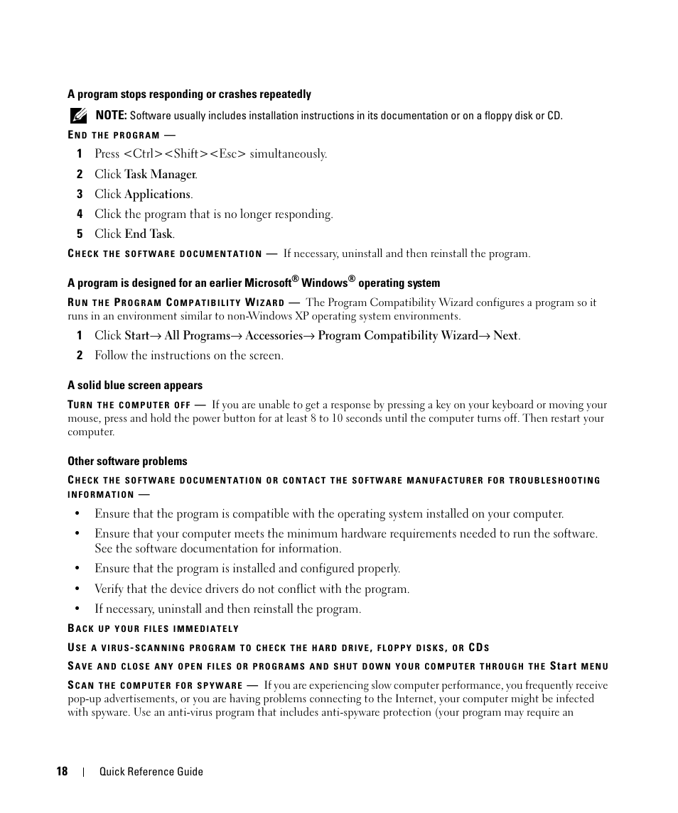 Dell Latitude D630 ATG (Mid 2007) User Manual | Page 18 / 176