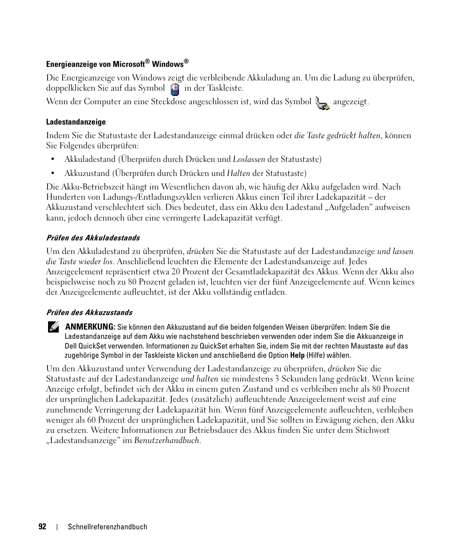 Dell Latitude D630 ATG (Mid 2007) User Manual | Page 92 / 176