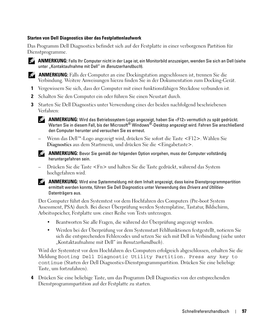 Dell Latitude D630 ATG (Mid 2007) User Manual | Page 97 / 176