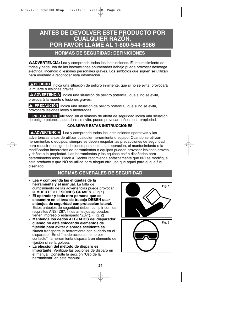 Black & Decker FSNS100 User Manual | Page 24 / 38