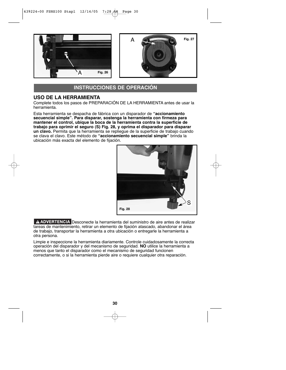 Black & Decker FSNS100 User Manual | Page 30 / 38