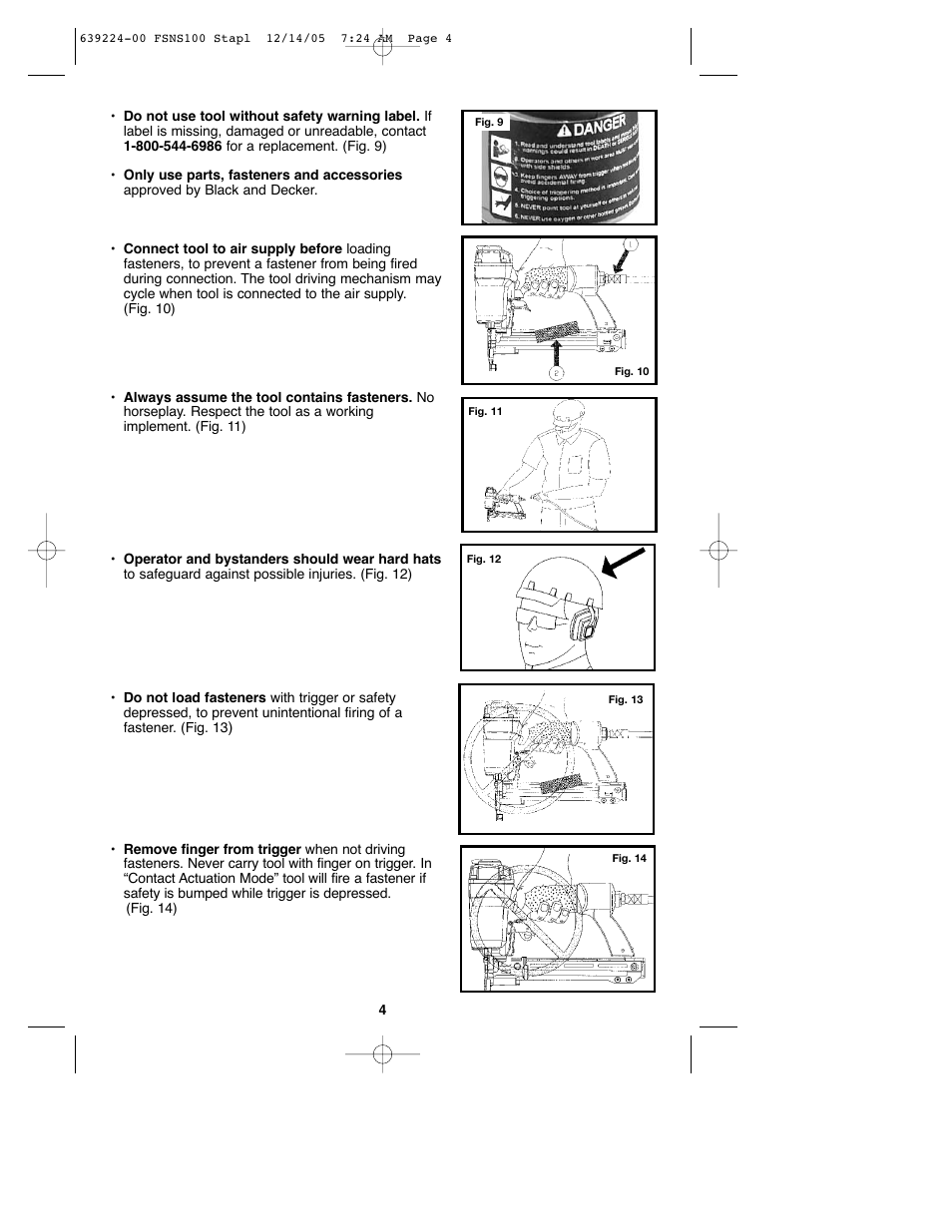 Black & Decker FSNS100 User Manual | Page 4 / 38