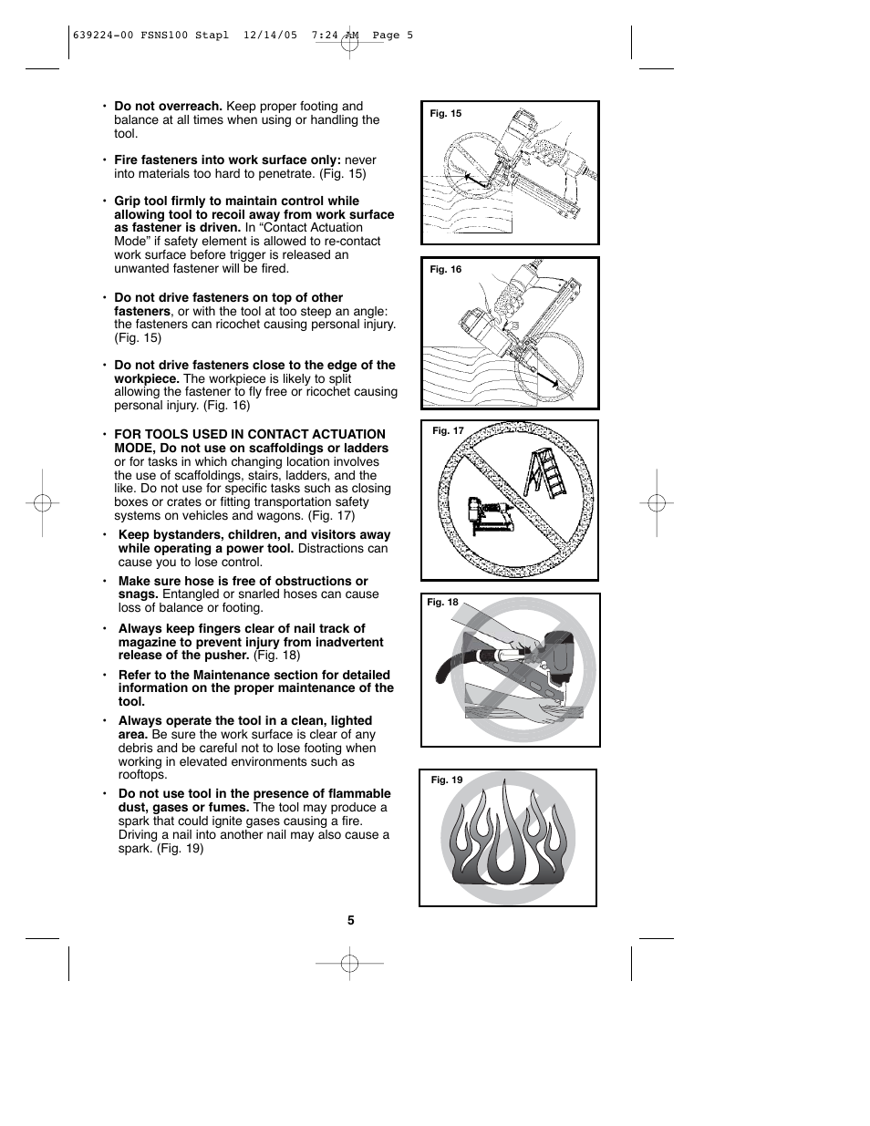 Black & Decker FSNS100 User Manual | Page 5 / 38