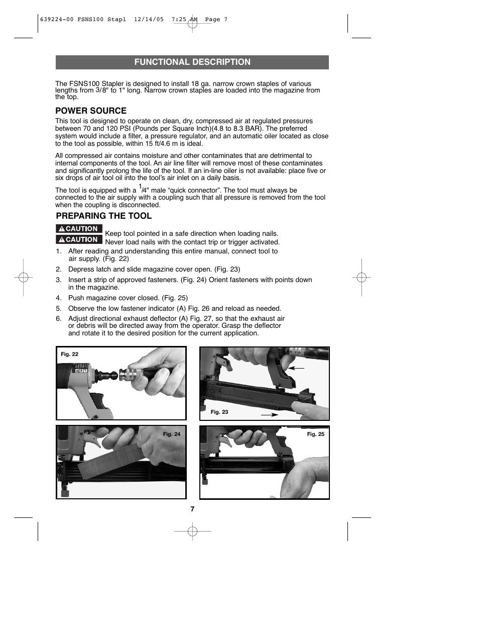 Black & Decker FSNS100 User Manual | Page 7 / 38
