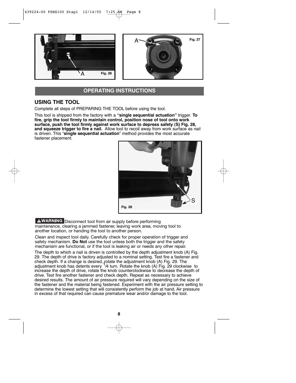 Black & Decker FSNS100 User Manual | Page 8 / 38