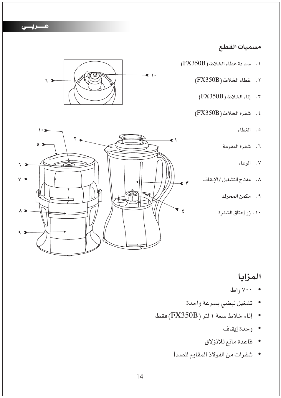 Black & Decker FX350 User Manual | Page 14 / 16
