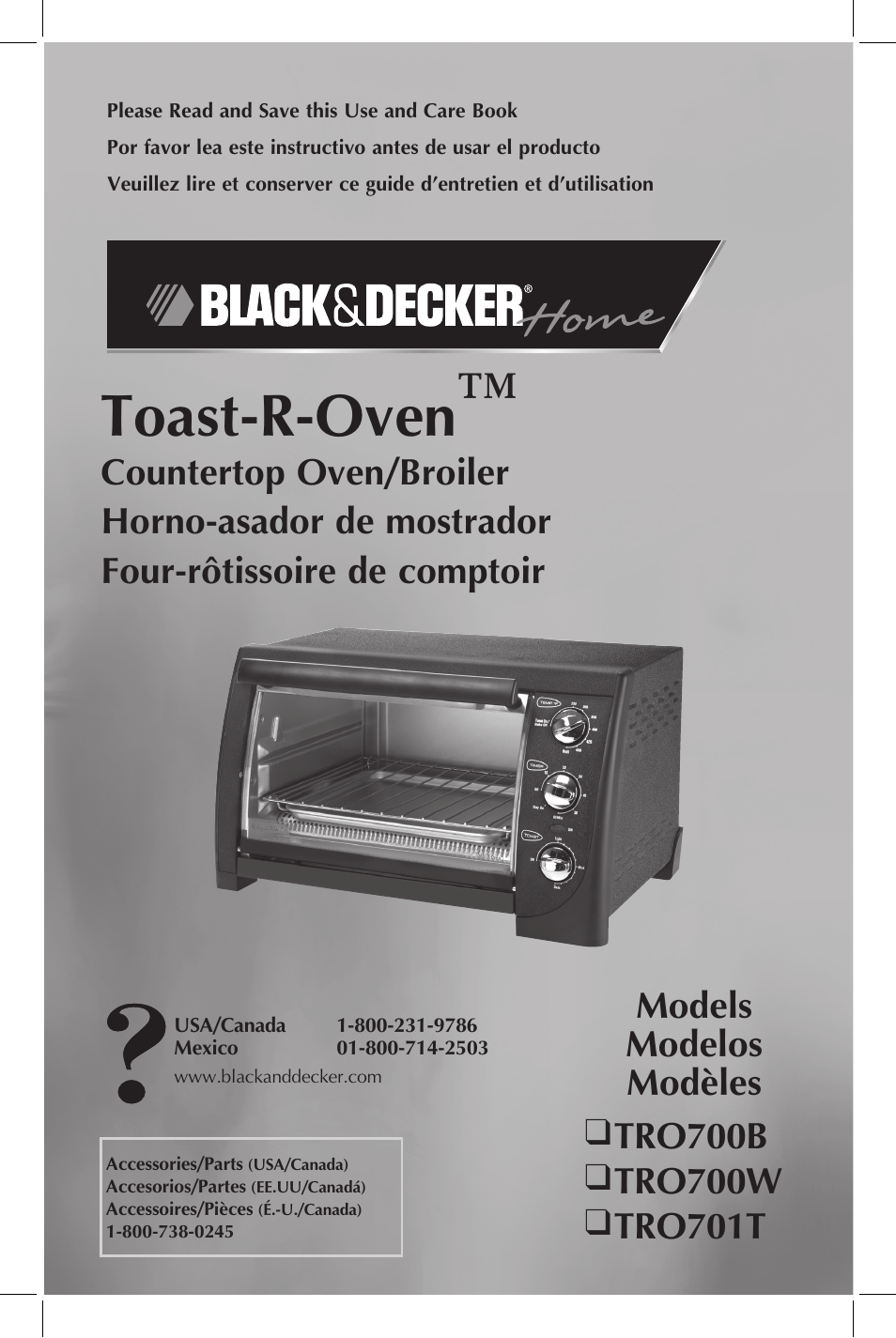 Black & Decker TRO701T User Manual | 21 pages