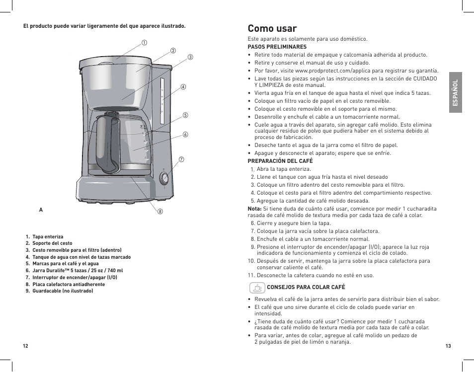 Como usar | Black & Decker DCM600B User Manual | Page 7 / 11