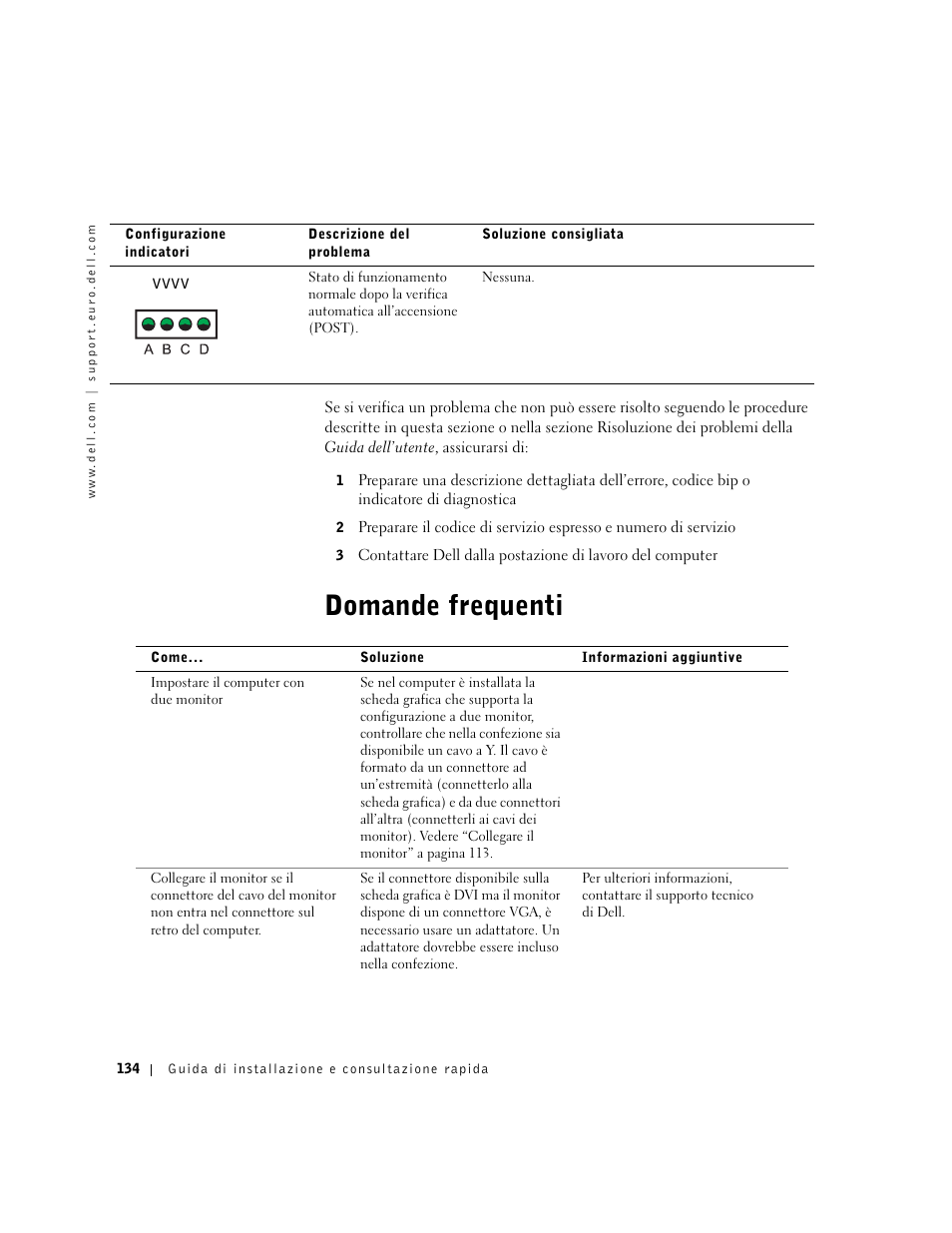 Domande frequenti | Dell Precision 350 User Manual | Page 134 / 170