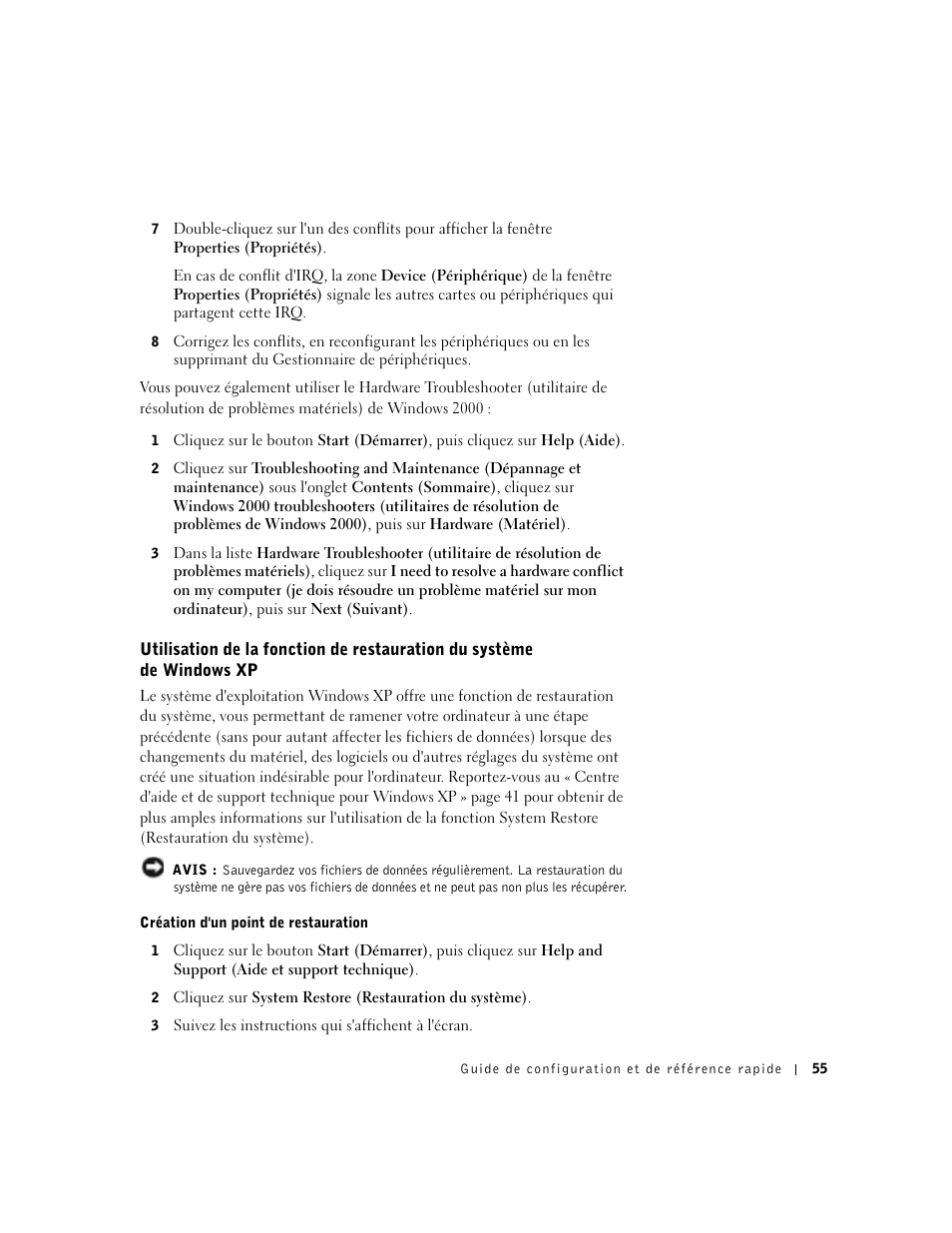 Dell Precision 350 User Manual | Page 55 / 170