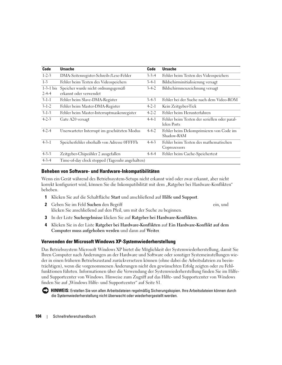 Dell OptiPlex 745c (Early 2007) User Manual | Page 104 / 224