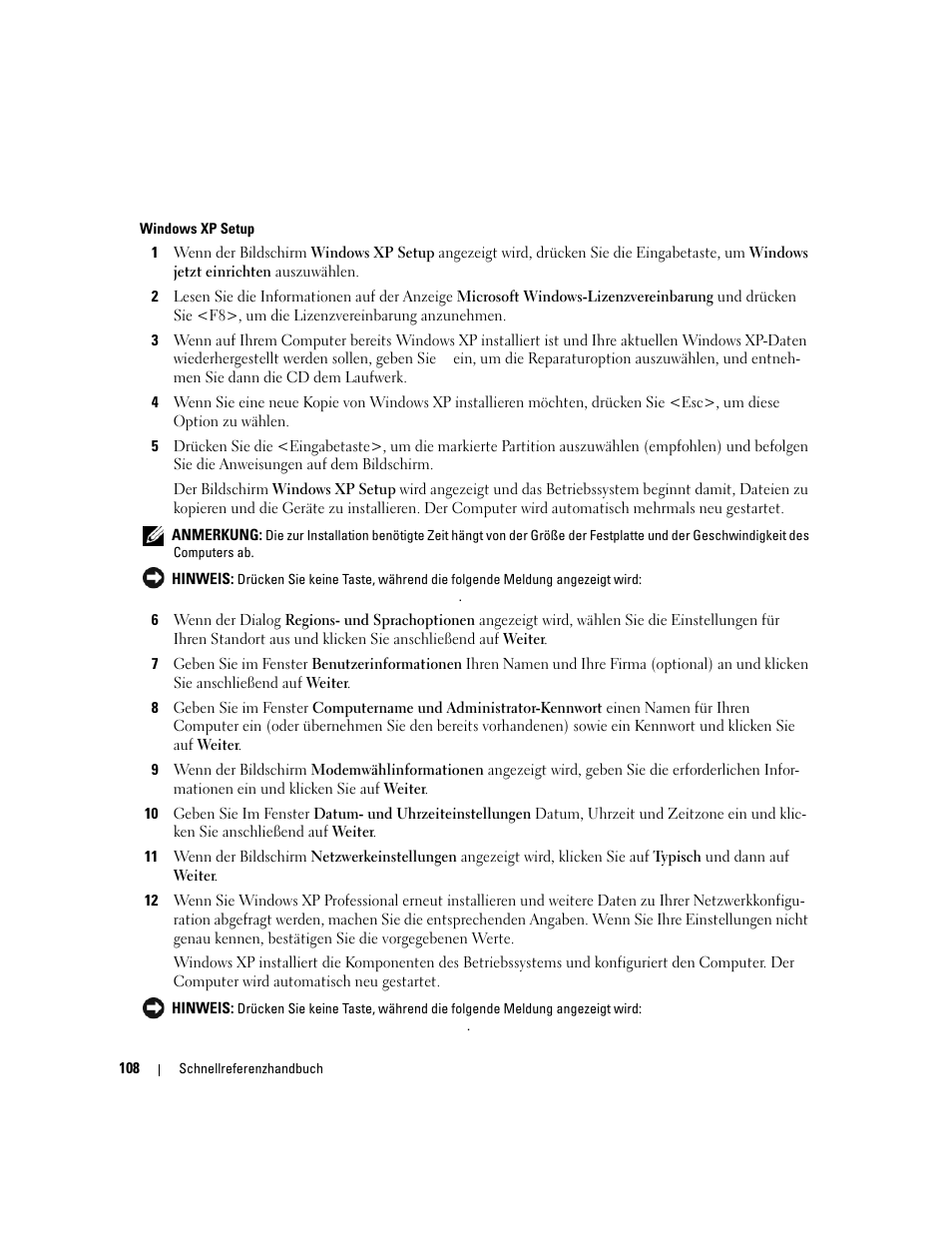 Dell OptiPlex 745c (Early 2007) User Manual | Page 108 / 224