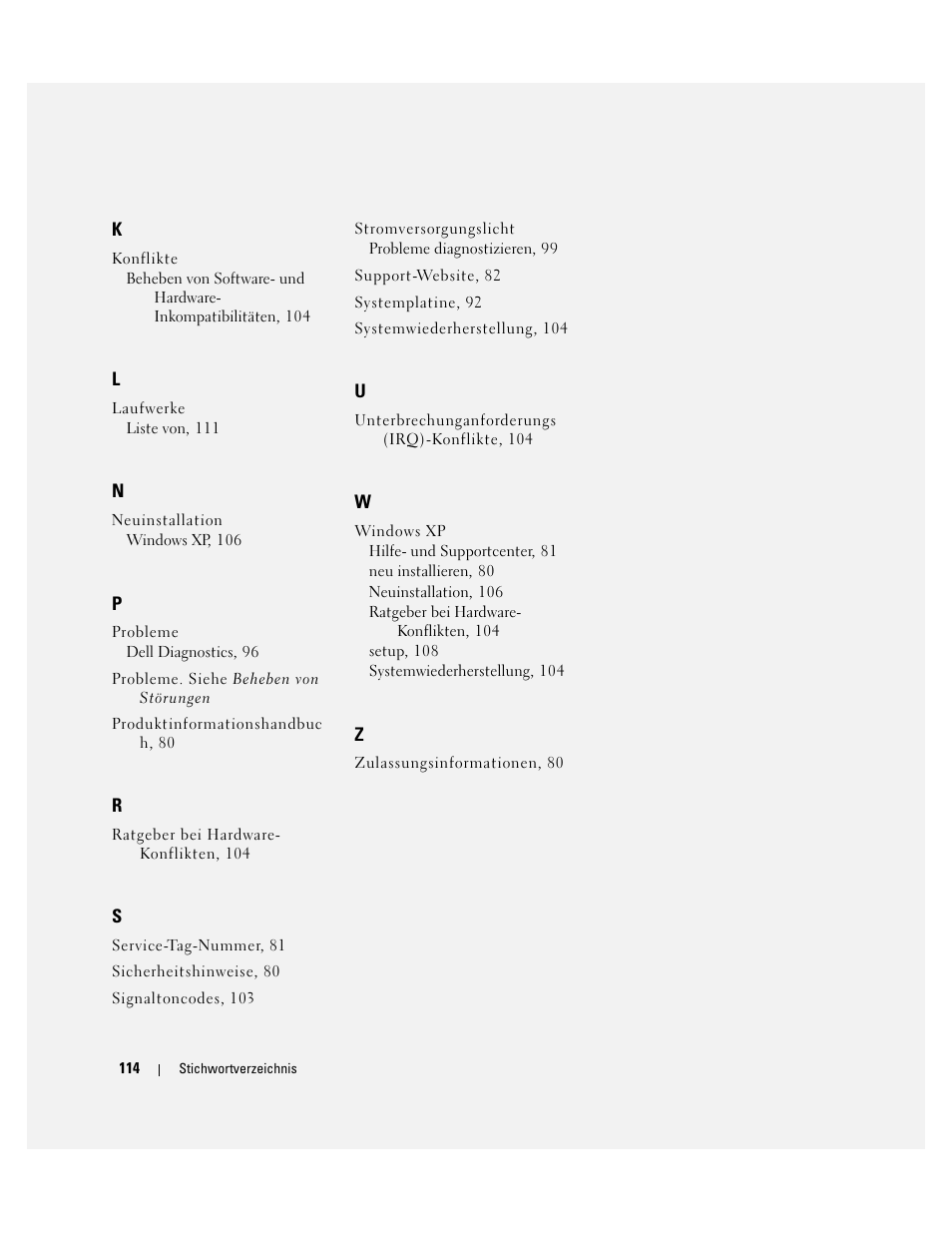 Dell OptiPlex 745c (Early 2007) User Manual | Page 114 / 224