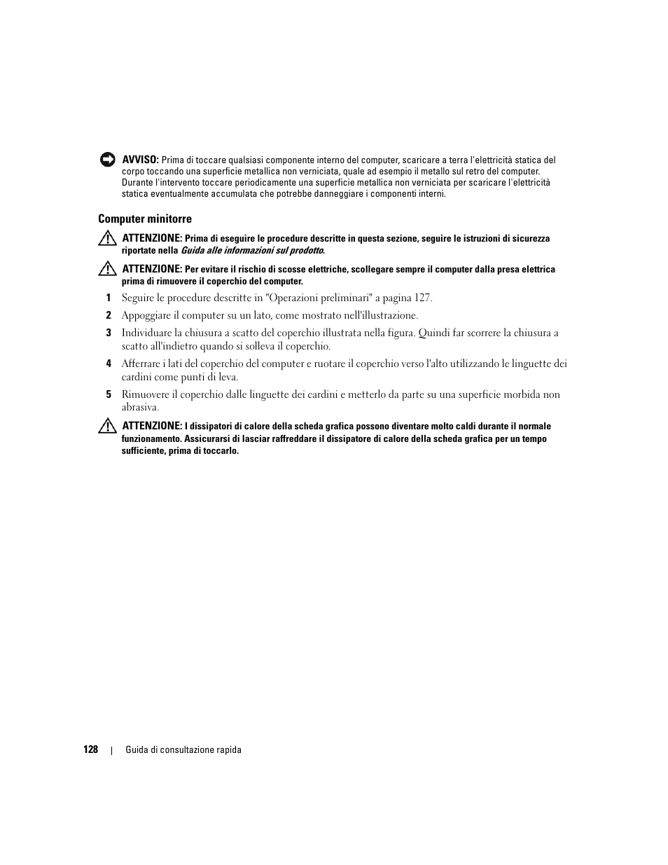 Computer minitorre | Dell OptiPlex 745c (Early 2007) User Manual | Page 128 / 224