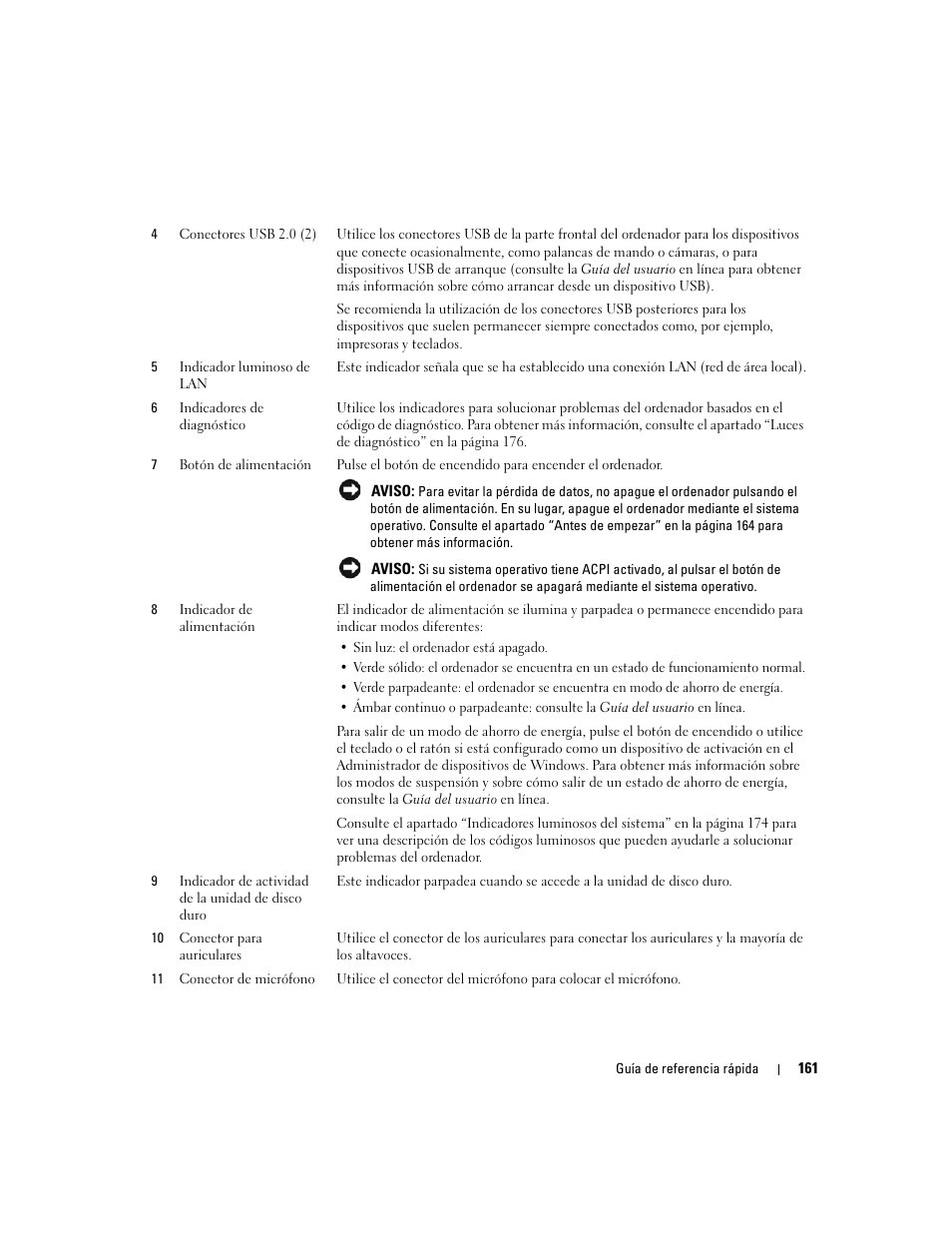 Dell OptiPlex 745c (Early 2007) User Manual | Page 161 / 224