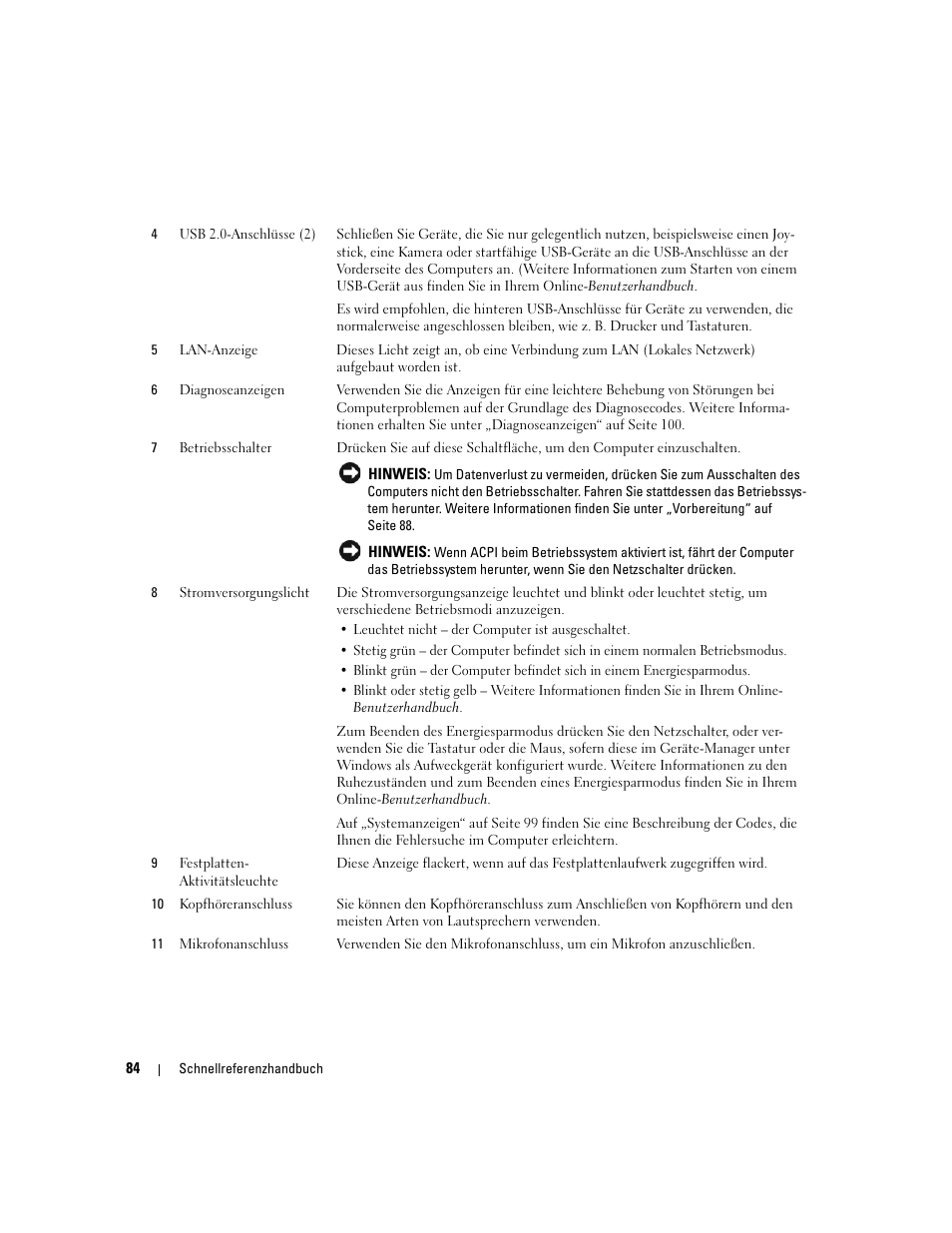 Dell OptiPlex 745c (Early 2007) User Manual | Page 84 / 224